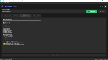 SiteDirective SEO Settings
