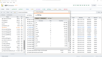 x2y Extractor Archive Properties